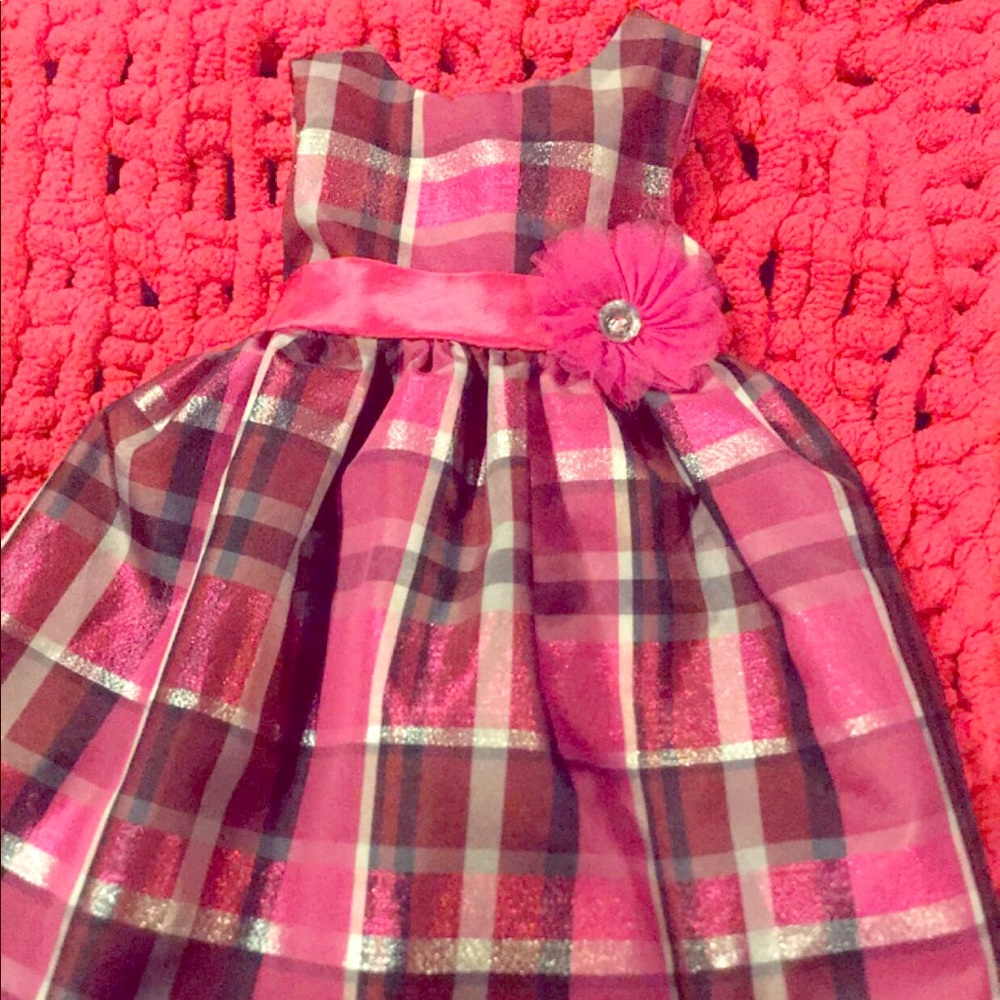 Plaid Holiday Girls' Dress